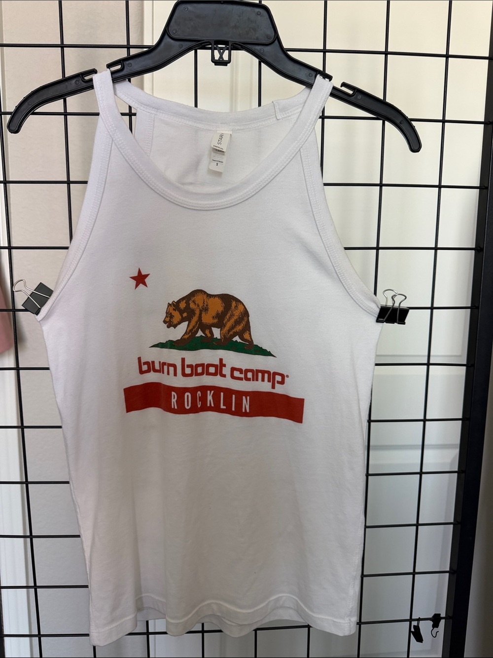 Rocklin White Graphic Tank